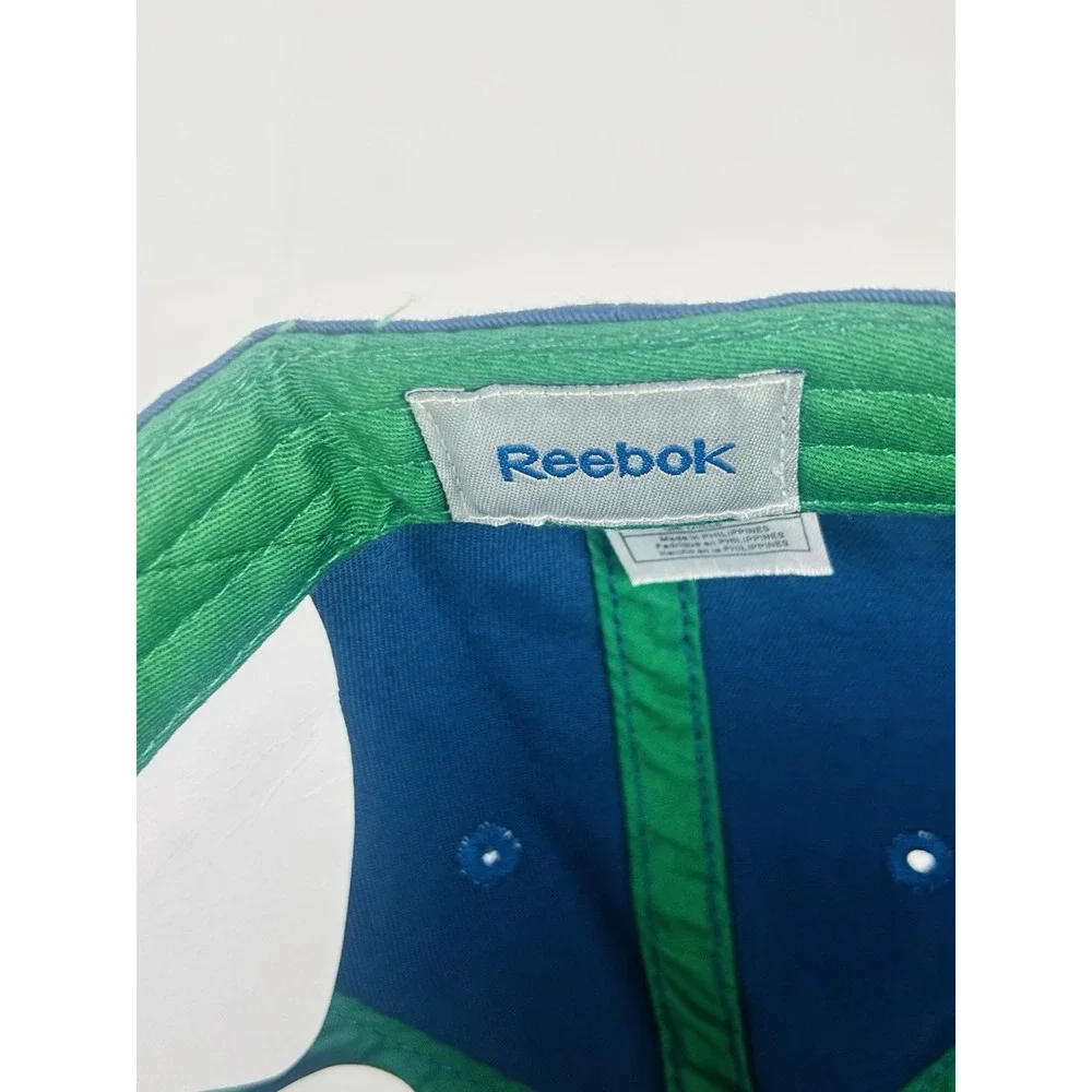 Vancouver Canucks NHL Reebok Dad Hat Adjustable Green Blue OSFA Cap New